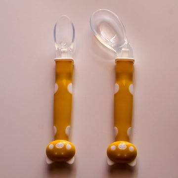 Adore Silicone Baby Spoon | Yellow