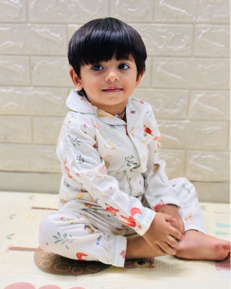 Organic Cotton Night Suit   - Enchanted Forest