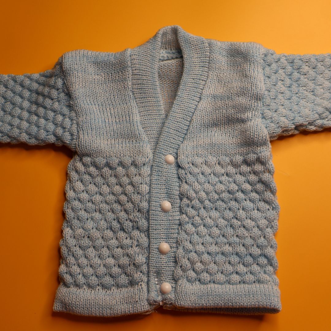 Adore Woollen Set - Sky Blue
