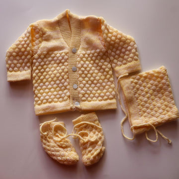 Adore Woollen Set - Yellow