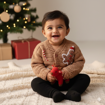 Little Gingerbread Holiday | Handmade Sweater