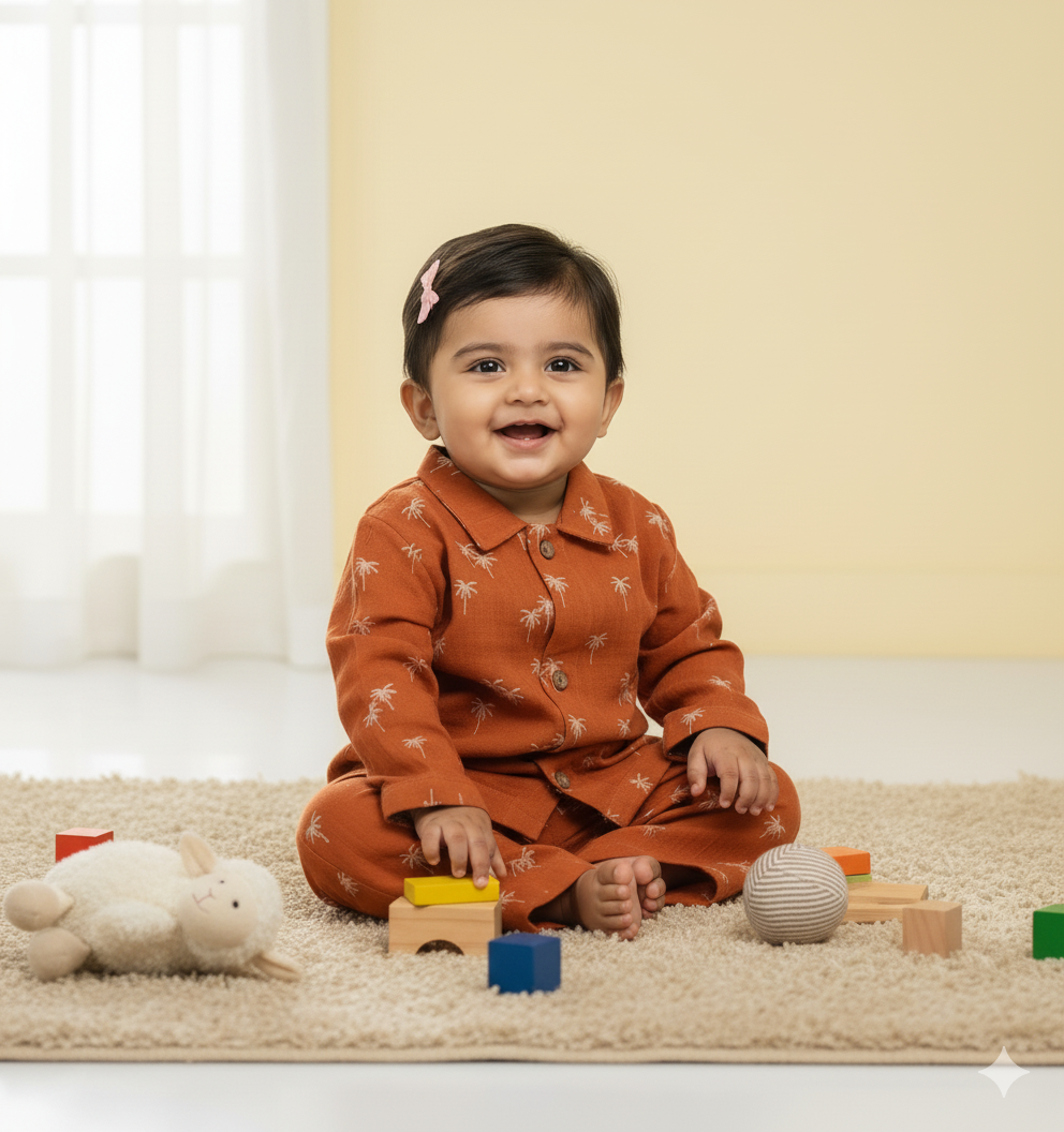 Muslin Organic Cotton Loungewear | Tropical Breeze