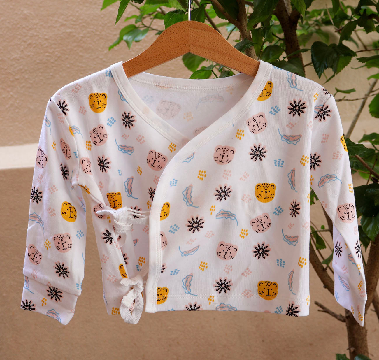 Organic Cotton Kimono Set - Sleepy Safari