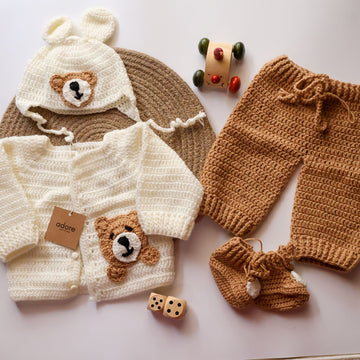 Hand-made sweaters- Teddy Set