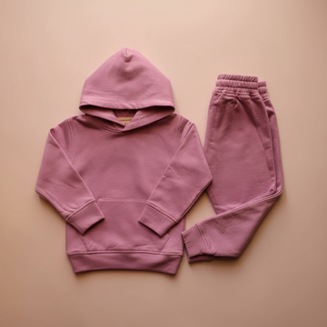 Organic Hoodie and Jogger Set for Kids | Twilight Hue