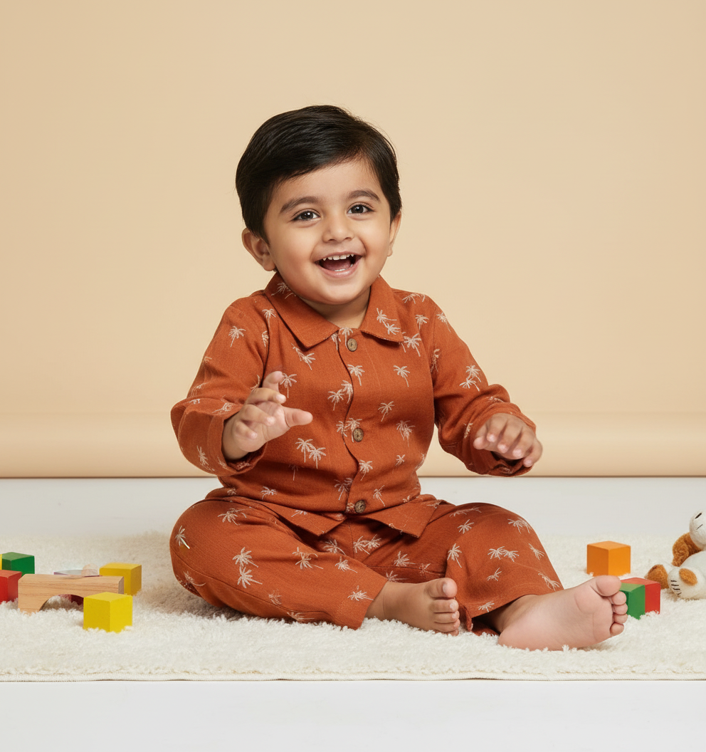 Muslin Organic Cotton Loungewear | Set of 3